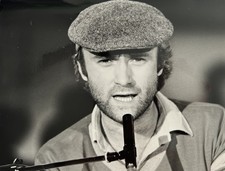 Original Pressefoto Presstext Phil Collins Genesis Face Value 21x16 cm