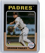 CRIMP ERROR! 2024 Topps Heritage High Number - Graham Pauley #666 RC Rookie