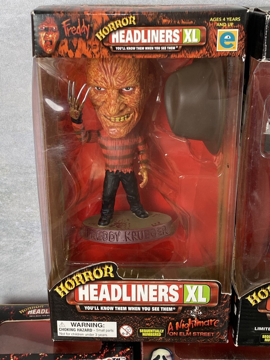 Vintage 1999 Horror Headliners XL Lot 5 Rare Ghost Face