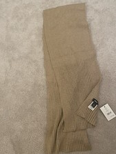  NEW DKNY Long Scarf, Oatmeal Heather