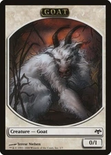 Goat 1x TOKEN MtG ENGLISH Eventide SP/NM
