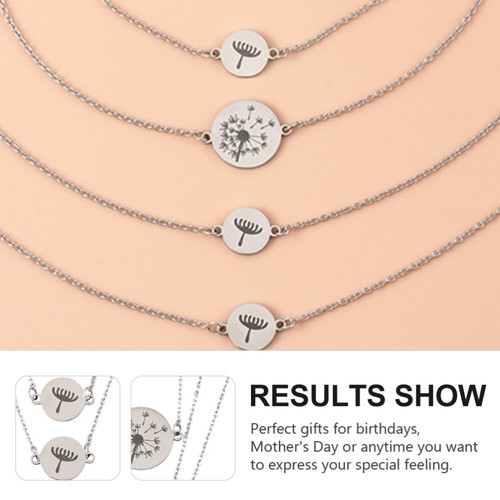 3 Pcs Mom Daughter Necklace Mom Gifts Daughters Birthday Necklaces Gifts - Picture 4 of 12