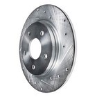 Rear Drilled Rotors Brake Pads for 2013 - 2017 Toyota Avalon Camry Lexus ES350