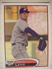 JOHN LAMB 2012 Topps Pro Debut baseball card REDS NORTHWEST ARKANSAS NATURALS NW