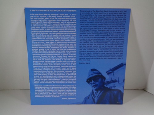 IL BANDITO DAGLI OCCHI AZURRI Morricone Blue-Eyed Bandit IN SHRINK re M- LP - Picture 3 of 3