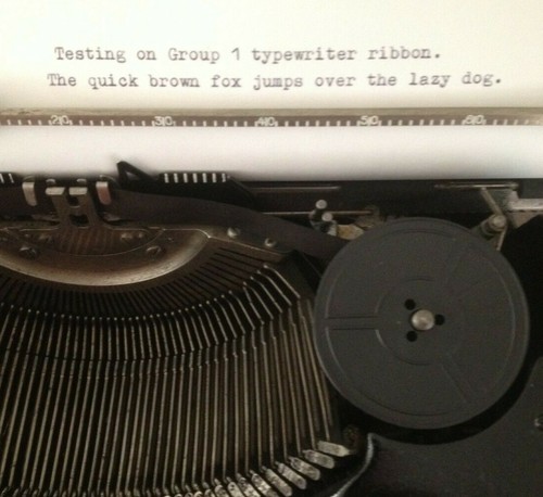 New GROUP 1 ribbon for ADLER, FACIT & EURO typewriters Black ink. Free Post. - Picture 2 of 3