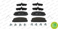 Ferodo BremsbeläGe Mit ZubehöR Hinten (FDB1721) FüR Mazda 323 F Vi 626 V 6 S
