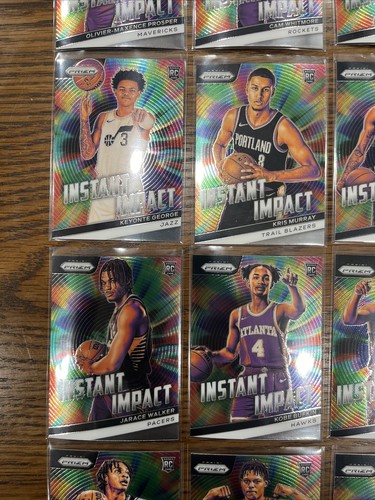 2023-24 Panini NBA Prizm INSTANT IMPACT Complete 25-Card RC Insert Set ๐๐ช๐๐ฅ - Picture 5 of 20