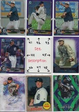 Detroit Tigers LOADED U-PICK Serial #'d JERSEY AUTO Rookies Cabrera Verlander