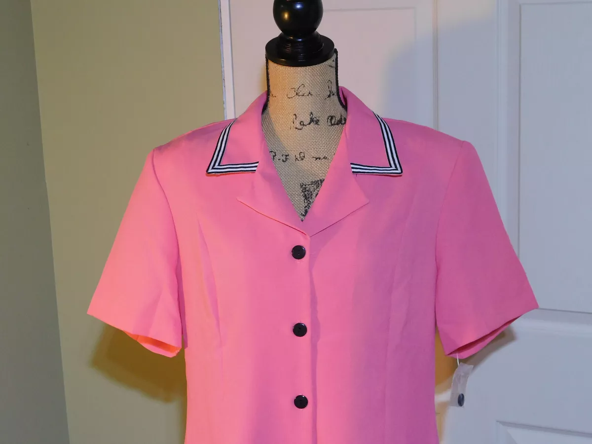 Pink blazer size best sale 18