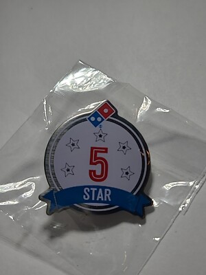 ドミノピザ　5スター　ピンバッジ Domino's Pizza 5 FIVE STAR Hat Pin New | eBay