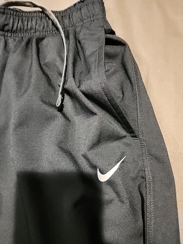 Nike Dri-Fit Mens Training Workout Pants Drawstring Blue Polyester Size Medium - Picture 5 of 11