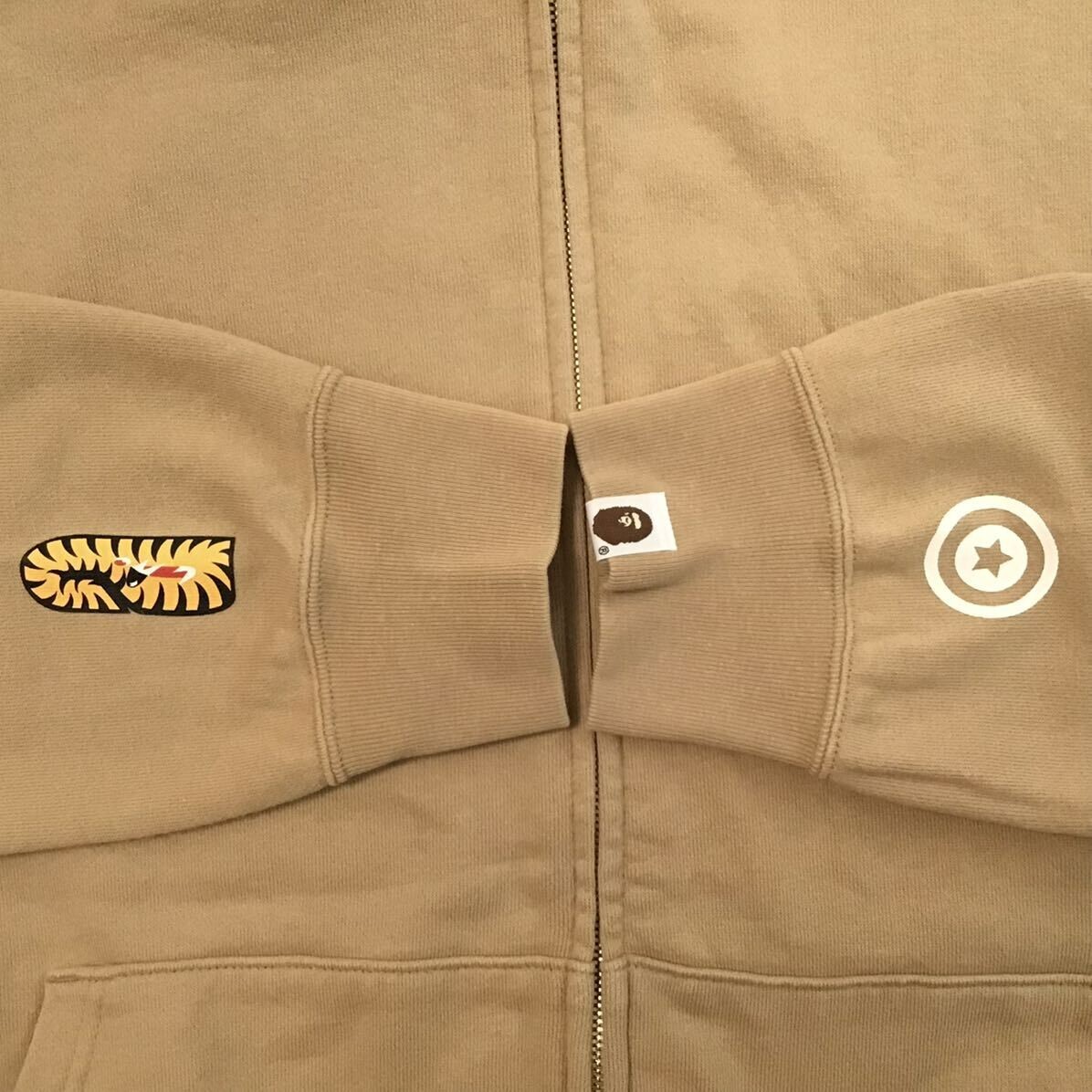 BAPE Tiger full zip hoodie brown camo a bathing ape NIGO Size L | eBay