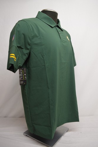 Nuevo POLO PARA HOMBRE Nike On Field Green Bay Packers Verde Talla GRANDE DriFit FLEX - Imagen 8 de 9