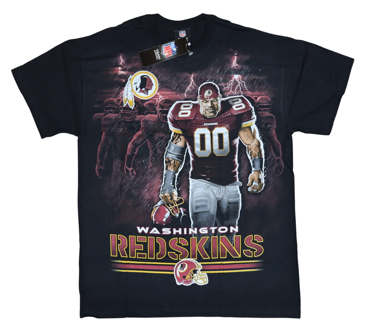 NFL Team Apparel Liquid Blue Player Tunnel Graphic Print Men's T