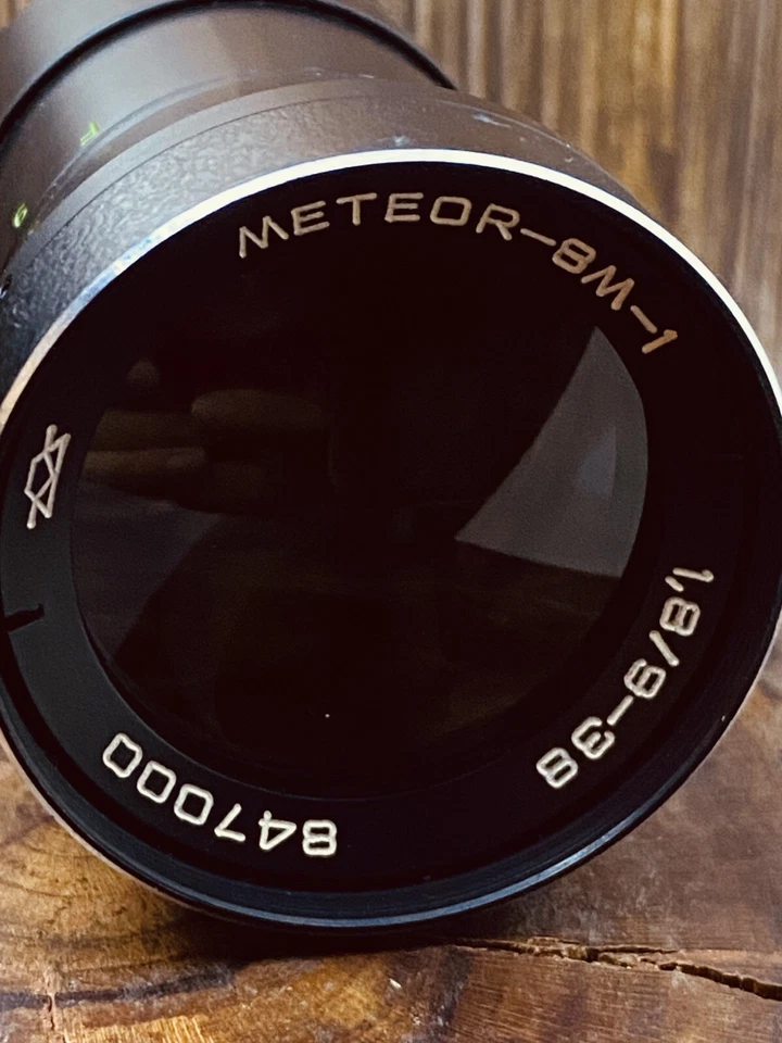 METEOR - 8m-1 ZOOM LENS 1.8/9-38 Film Movie camera Quarz mount m25 C-mount #7579 - Image 2 of 4