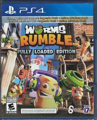 Worms Rumble: Fully Loaded Edition PS4 (Brand New Factory Sealed US Version) Pla