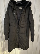 Hobbs Kaki Puffer Coat Jacket Size 8