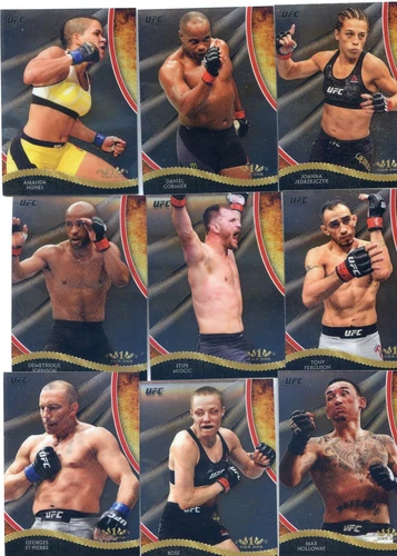 2018 Topps UFC Chrome Tier 1 Insert MMA Pick Your Card Build a Set