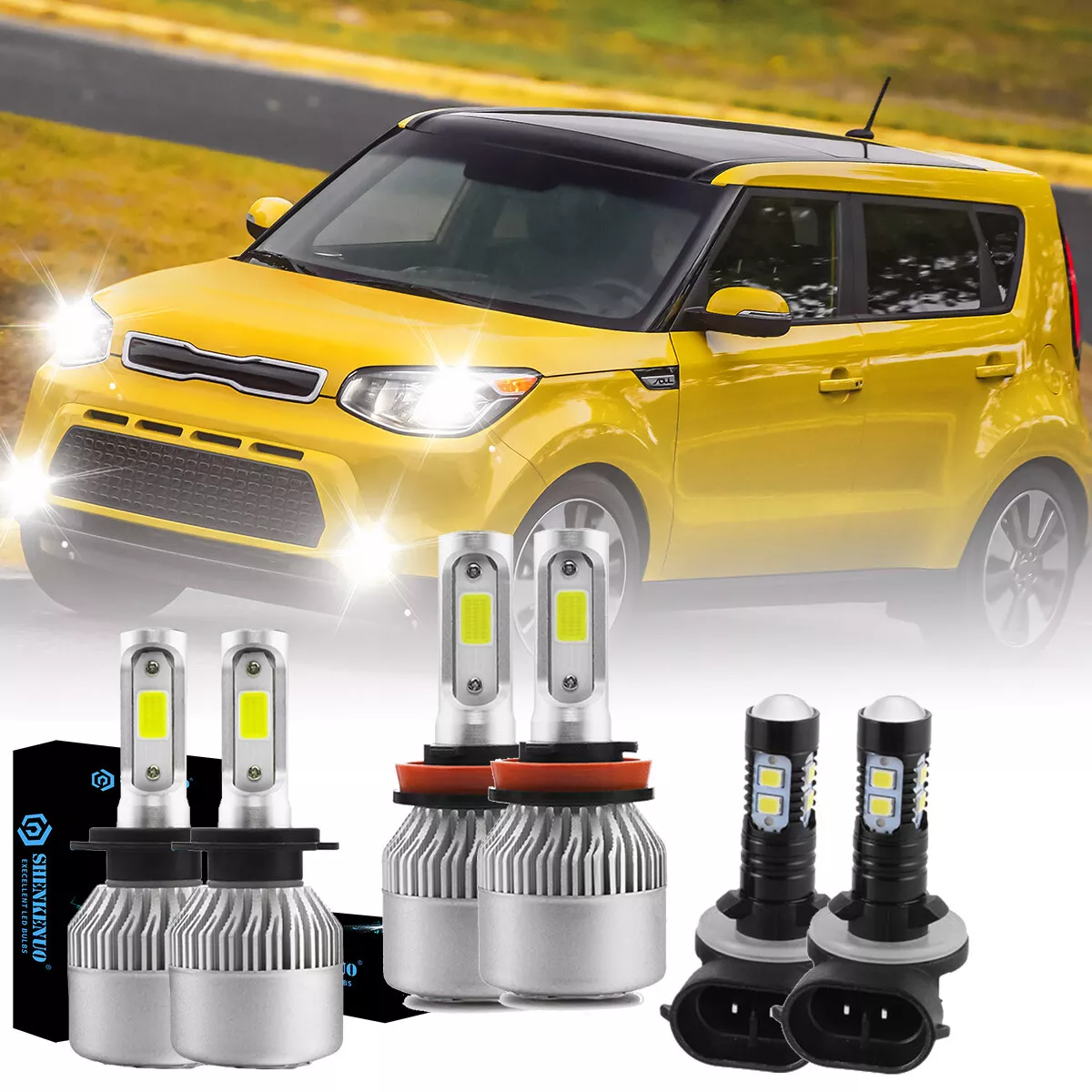 Kia soul led headlights online