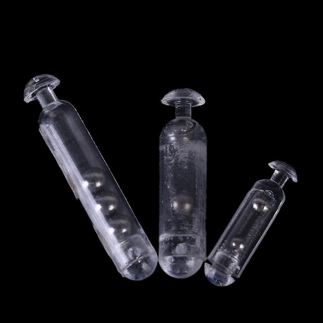 50pc Fishing Lure Glass Rattles Insert Tube Rattles Shake Attract Fly