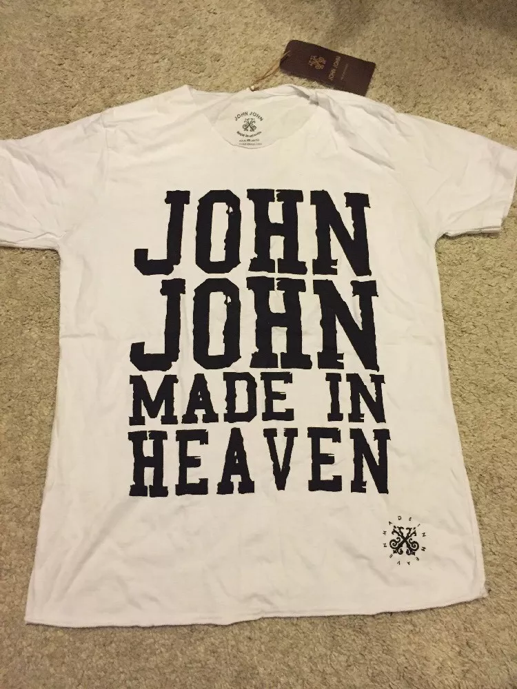 John John Denim Made in Heaven Men Shirt Polo Brazilian Designer New Small