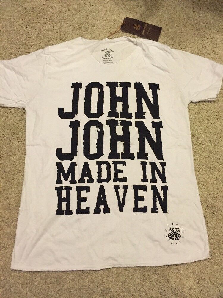 John John Denim Made in Heaven Men Shirt Polo Brazilian Designer New Small