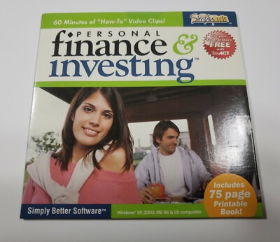 Simply Money Finance & Investing Vintage Software Windows XP 98 95 