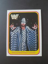 Macho Man 1991 Merlin Card 115 WWE WWF WCW Wrestling - Italian Version
