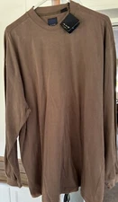 NWT Axis LA Men's Big & Tall Basic Stretch Cotton Blend T-Shirt Camel XL LONG