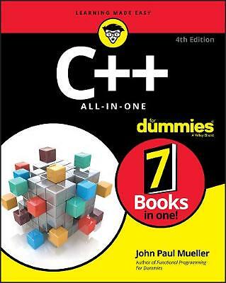 C++ All-in-One For Dummies by John Paul Mueller (Paperback, 2021)
