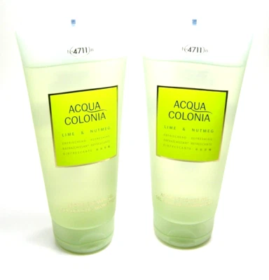4711 Acqua Colonia Lime & Nutmeg Aroma Shower Gel / Duschgel 2 x 200 ml