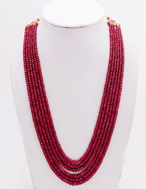 Ruby necklace best sale ebay