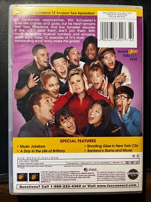 Glee the Complete Season 2 Volume 2 Very Good DVD Two Second