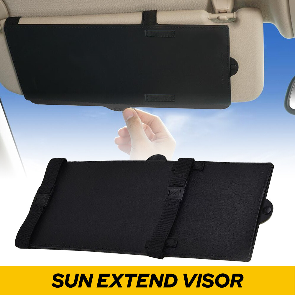 Anti-Glare Sun Shade Visor Extension for LH & RH Side High-Quality Driving