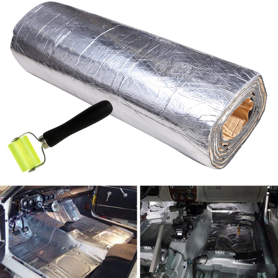 Автомобильный звукоизоляционный теплозащитный экран 79 x 40 дюймов коврик из шумоизоляционного материала сделано в США - Изображение 2 из 4