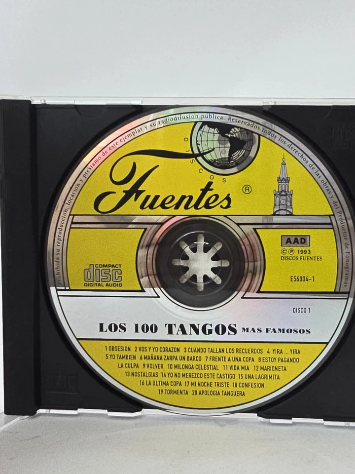 Los 100 Tangos Mas Famoos Compilation Set Of 6 Cd's Mint Condition  Foto 4 de 4