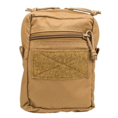 FirstSpear divided stash pocket Coyote brown 6/9 MOLLE GP zippered utility pouch
