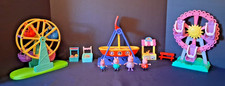 Peppa Pig Carnival Playset w Ferris Wheel, Pirate Ride, Carousel  4 Figures