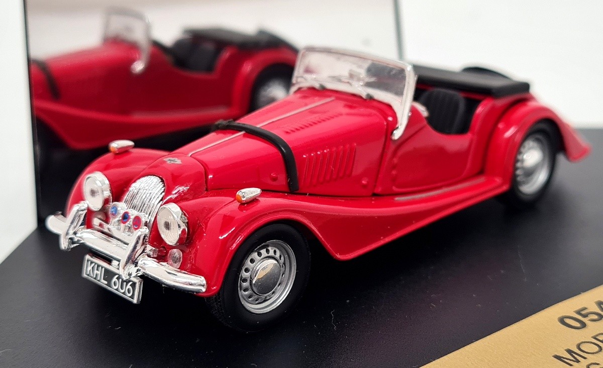 Vitesse 1/43 - Morgan 4/4 Series 2 1956 Bright Red Diecast Scale Model Car