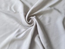 Plain Viscose Poplin Fabric Material LIGHT GREY