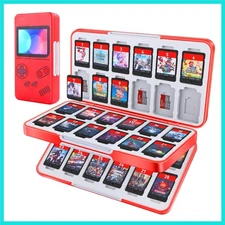 Switch Game Card Case Holder - Portable Game Organizer Traveler Gift Accessor...