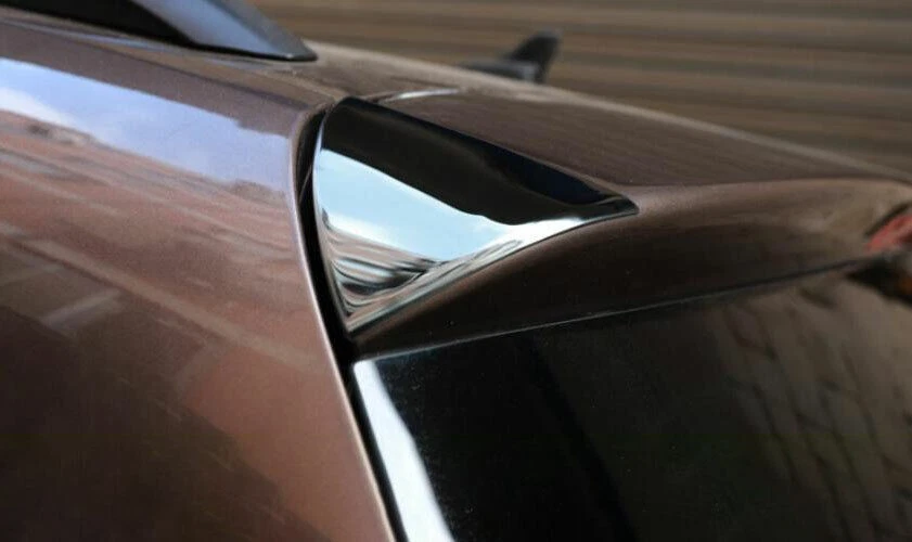 Rear Boot Spoiler Wing Flap Black Steel 2PCS 11-17 18 Fit For VW Touareg - Image 4 of 4