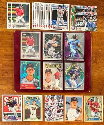 Max Kepler 24 Card Lot - Topps Cosmic Chrome, Serial Numbered Parallels, Inserts