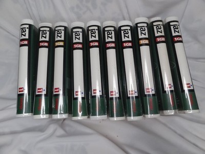 Set of 10 Iomega Jaz 1GB Disk-MAC/PC Format