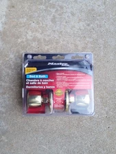 Bed and Bath Lockset From Masterlock Brass Finish