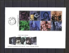Finland/Suomi 1996: 100 Years of Finnish Film; Mi. No. 1337-44 on FDC