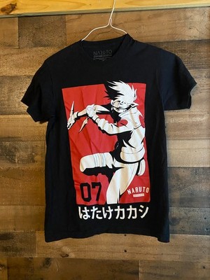 Naruto Shippuden Kakashi Hitake T-Shirt Adult Small Anime Cotton