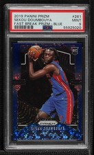 2019 Panini Prizm Rookie Fast Break Blue 122/175 Sekou Doumbouya PSA 9 MINT 5xx