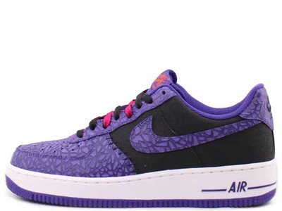 Nike Air Force 1 Low Crackled UK 9 'Court Purple' - 488298 025